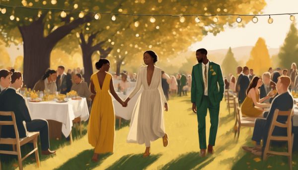 Why you might want to skip traditional fall formal wedding guest dresses